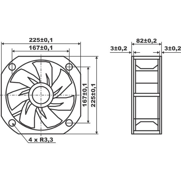 DS22580MAB Dimensions