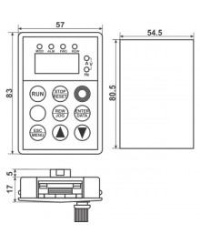 EDS-A200-2S0007 Panel Dimensions