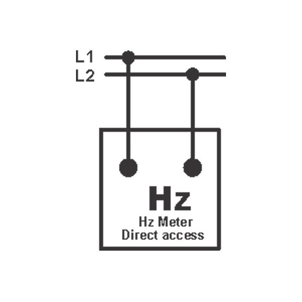 AM-HN-722 220VAC Frequency Meter Wiring