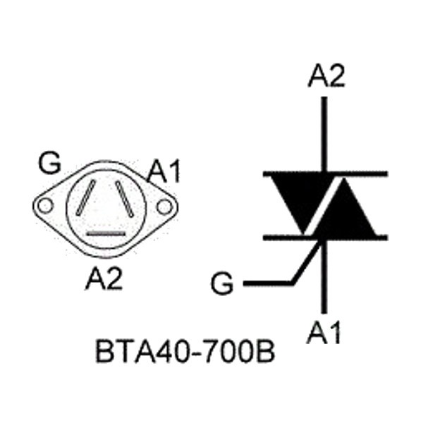 BTA40-800B Wiring
