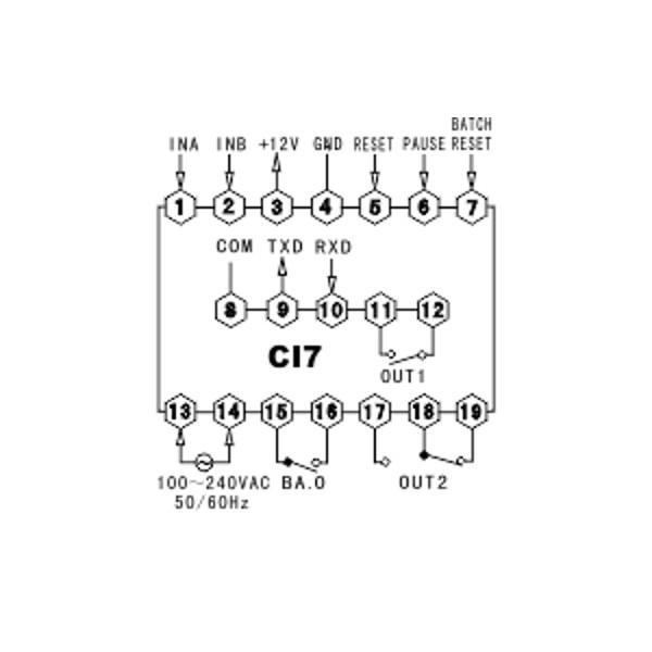 CI7F-RC60 Wiring