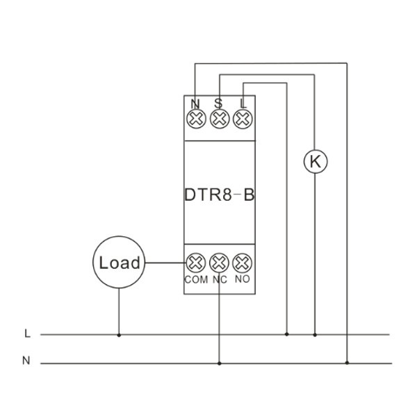 DTR8-B 220VAC Wiring