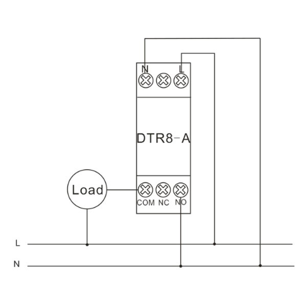 DTR8-A 220VAC Wiring
