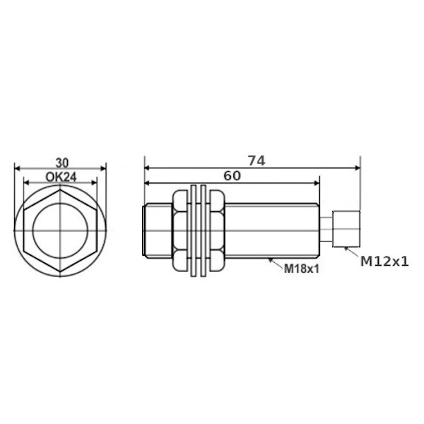 LM18-3005NCT3 Dimensions