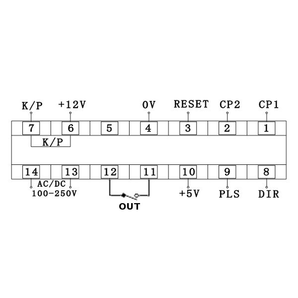 MTPG2-5E2N-1R Wiring