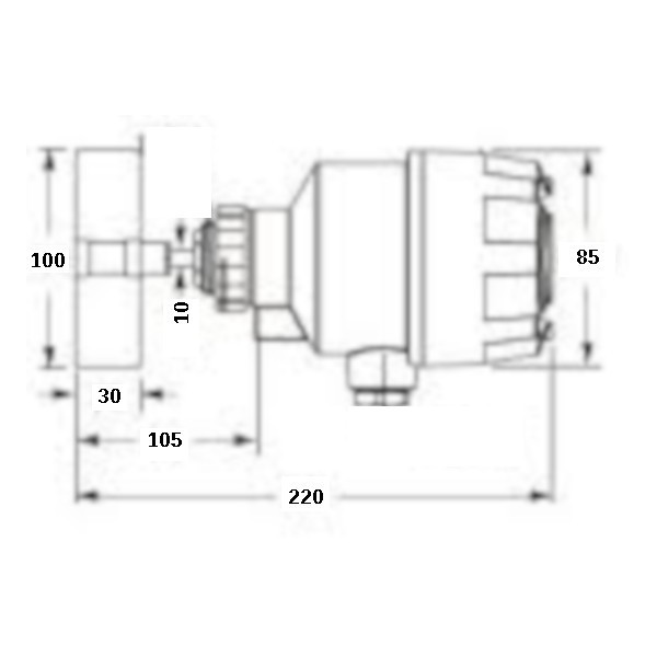 SJ-10A 24VDC Dimensions