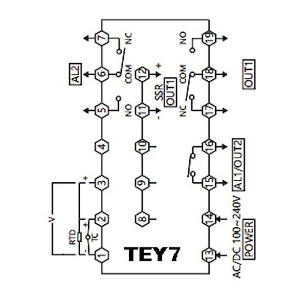 TEY7-MC10A Wiring
