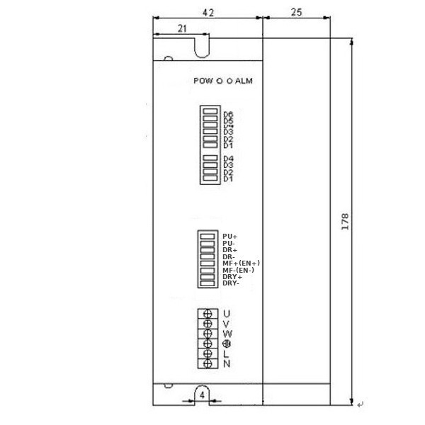 ZD-3HE2254ML Dimensions