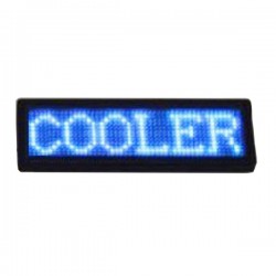 Badge LED Display Blue
