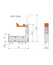 41F-1Z-A Dimensions