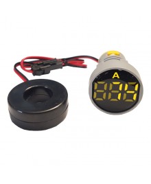 AD101-22AM Mini Ampere Meter Yellow