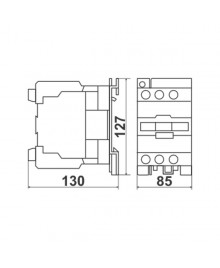 LC1-D95-M7C 220VAC Dimensions