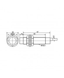 LM18-3008PA Dimensions
