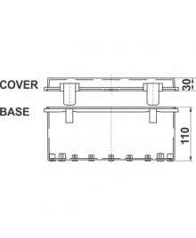 TE-AG-1929 Cover and Base Dimensions