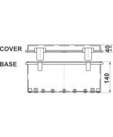 TE-AG-2535 Cover and Base Dimensions