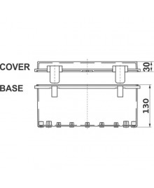 TE-AG-3546 Cover and Base Dimensions
